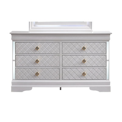 Emmanul 10A7F944D3F349F699DC4FBE5998D7F4 Dresser Pearl White