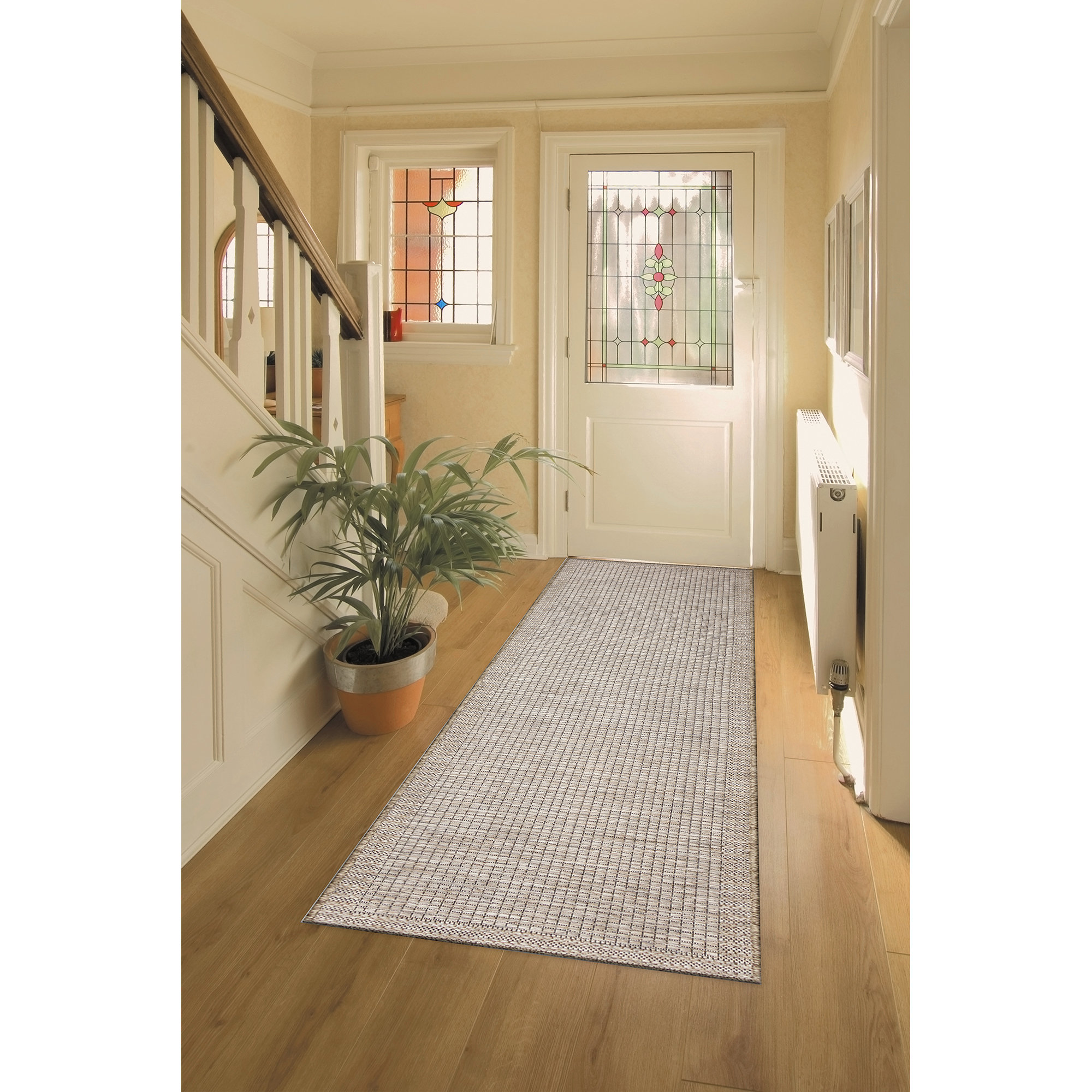 Leavy Rug Gracie Oaks Levoy Solid Power Loom Polypropylene Area Rug in Beige ...