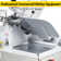 Meat Slicer, 550W Deli Slicer With 12.6" Carbon Steel Blade, Double-Motor Meat Slicer Machine With Adjustable Thickness