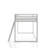 Audreena Twin Metal Platform Loft Bed-62441610