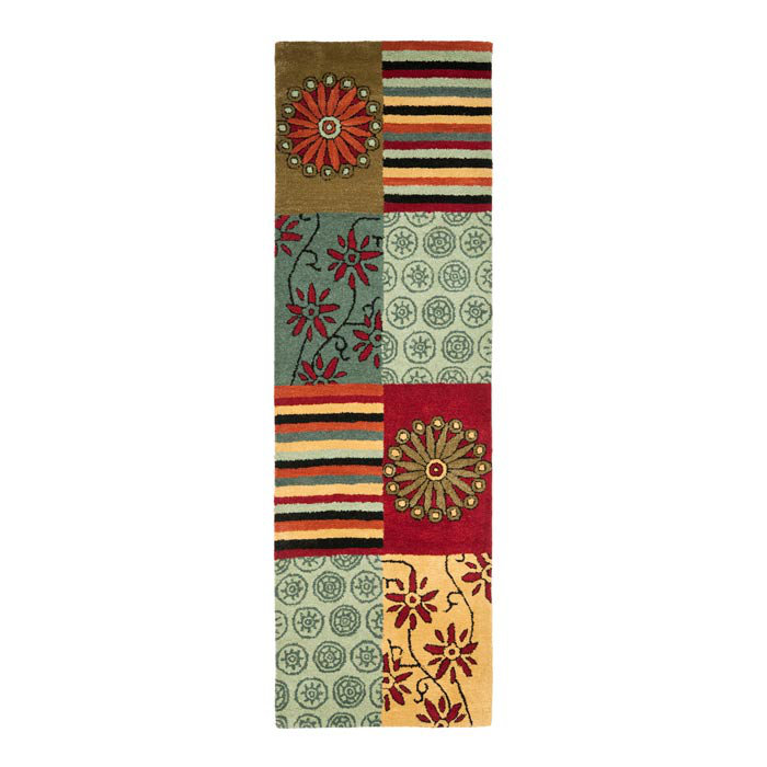 Soho Hand Tufted Wool And Viscose Floral Rug