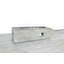 Table rectangulaire pour foyer d'extérieur au propane en béton avec renforcement en fibre