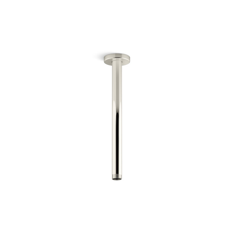Statement 12 in. Ceiling-Mount Single-Function Rainhead Arm And Flange