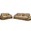 Canapé modulaire à 3 places et 2 places avec pieds fuselés Coffee et jupes amovibles. Doux et confortable en forme de pétale classique en forme de pétale, mousse à haute densité pour dossiers floraux. Fait de chenille