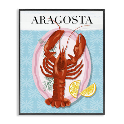 Estampe numérique Aragosta, design par Kelley Talent