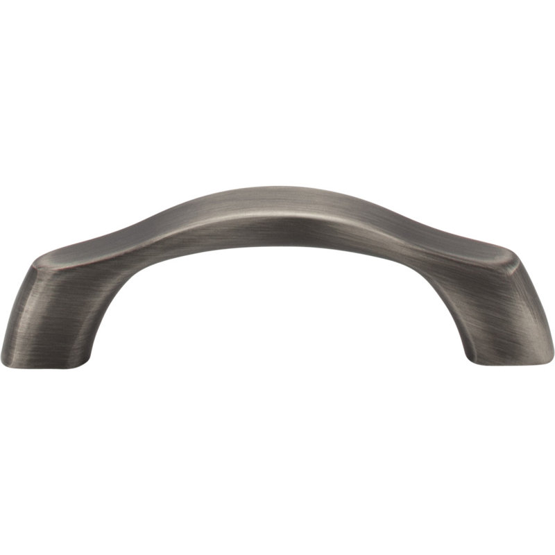 Aiden 3" Center to Center Arch Pull, Brushed Pewter