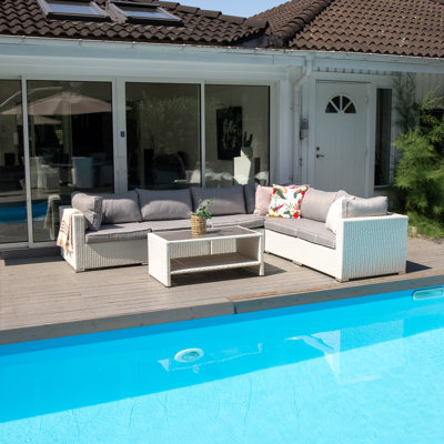 Newkirk 5 Seater Rattan Corner Sofa Set