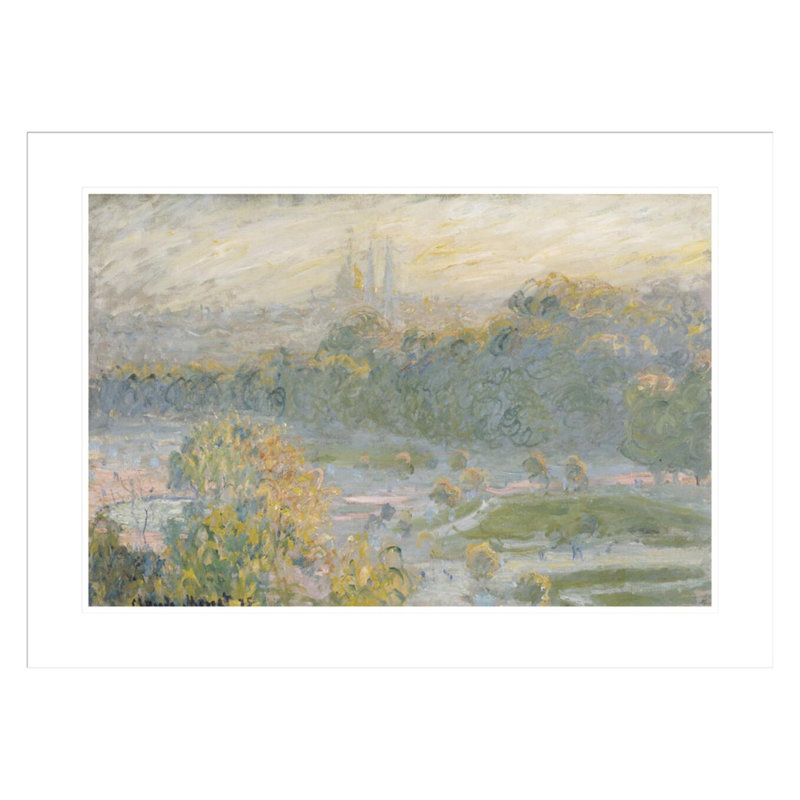 Les Tuileries (étude) par Claude Monet, H 21,73 po x l 29,5 po