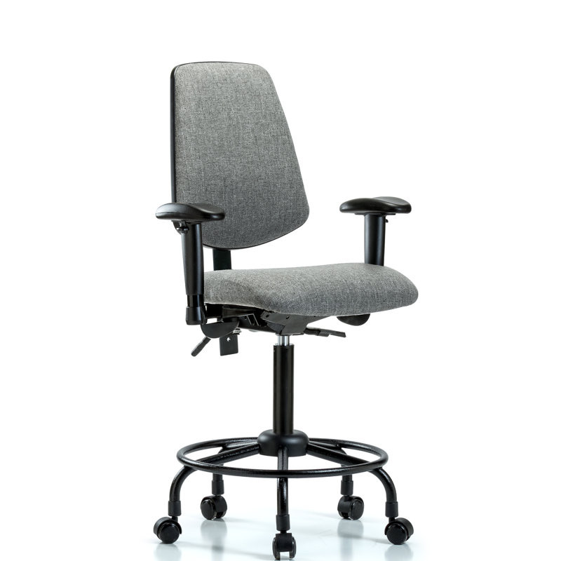 Chaise de dessinateur Eilidh, Gris, Non inclus