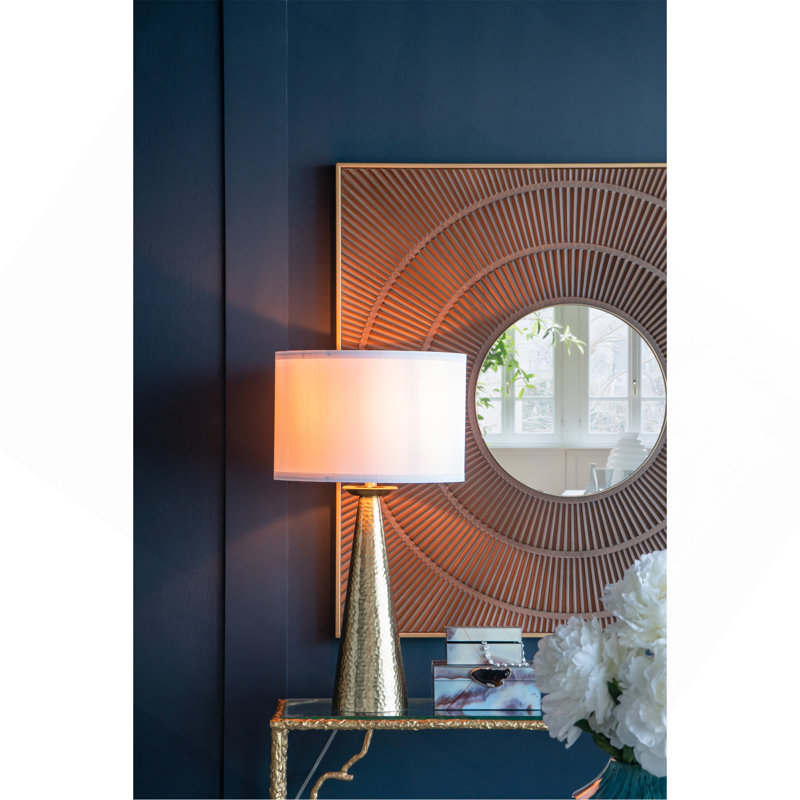 D15x28.5" Aluminum Cone Table Lamp
