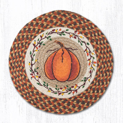  Napperon Harvest Pumpkin 15 po x 15 po