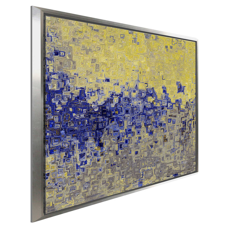 Psaumes 73:25 My Only Desire - Peinture, H 21,5 po x l 21,5 po x P 2 po, Cadre flottant argent