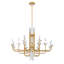Calliope 16 Light Crystal LED Linear Chandelier-2146407904
