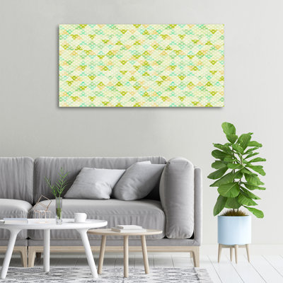 Geometric Background - Wrapped Canvas Print