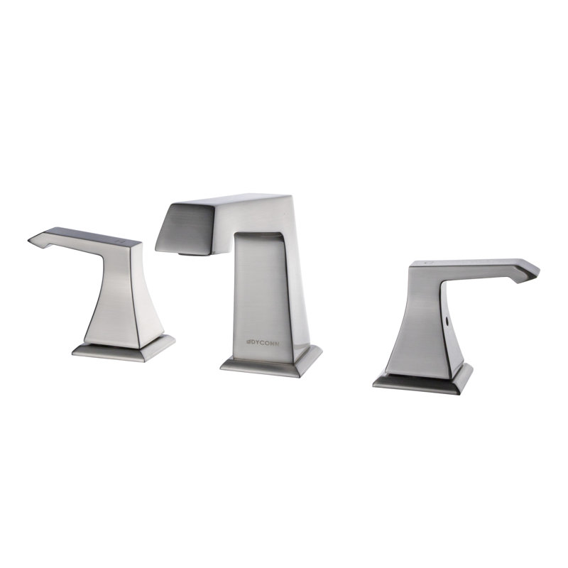 Widespread 2-handle Bathroom Faucet, Brushed Nickel