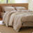 Bedsure Gingham Duvet Cover Set, 100% Washed Cotton Duvet Cover King, PureWoven with Reversible Yarn‑Dyed Design & Double‑Stitch Craft（Set of 3）-125055404-125055399
