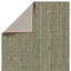 Tapis tissé à la main de couleur unie Ajete en vert (10 pi x 14 pi)-233784889