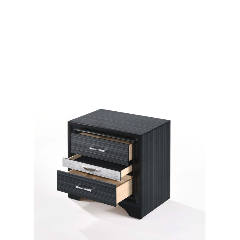 Naima Nightstand, Black