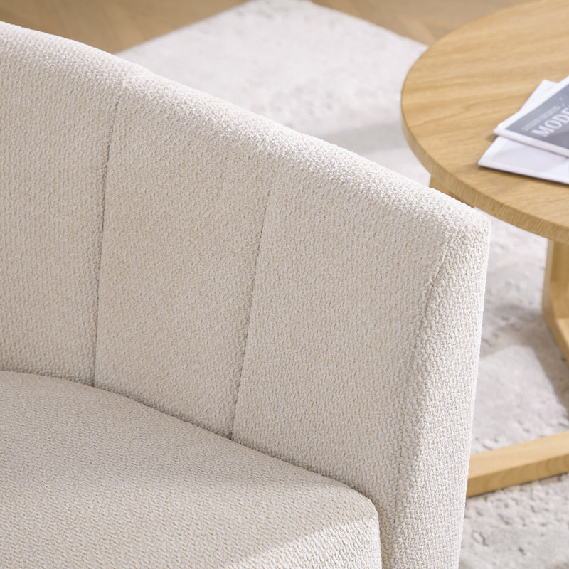Chaises d'appoint pivotantes avec rangement, base en bois de chenille, chaise de maison moderne
