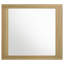 Miroir de commode rectangulaire Hyle, design d'inspiration italienne, bois brun