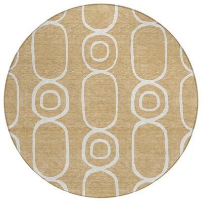 Machine Washable Indoor/Outdoor Dyar ACN2344 Geometric Rug