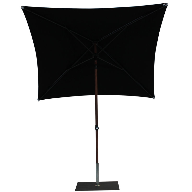 Aolaith 200cm Market Parasol, Black
