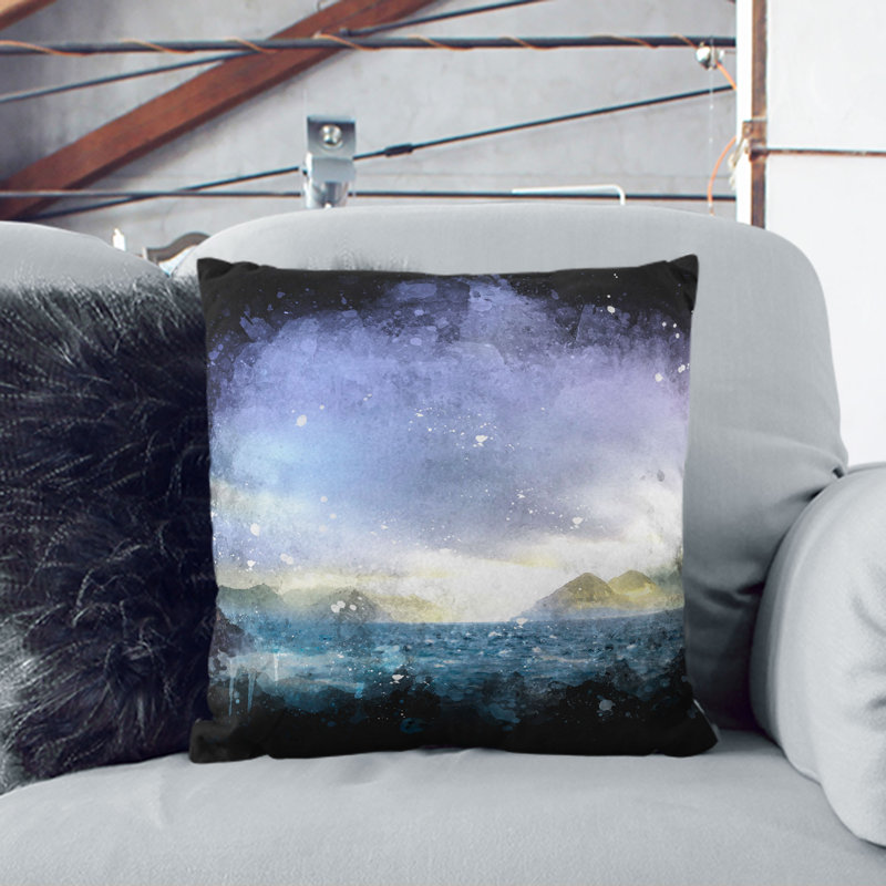 Square Cushion, 55cm H x 55cm W x 20cm D, White