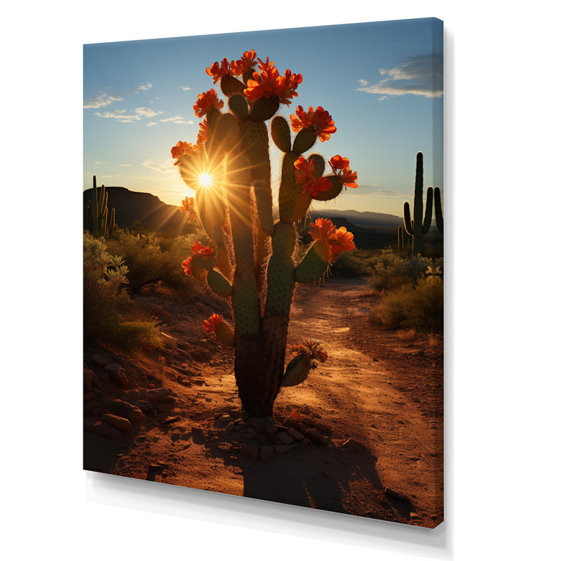 «Desert Dusk To Dawn», reproduction sur toile tendue, H 32 po x l 24 po x P 1 po