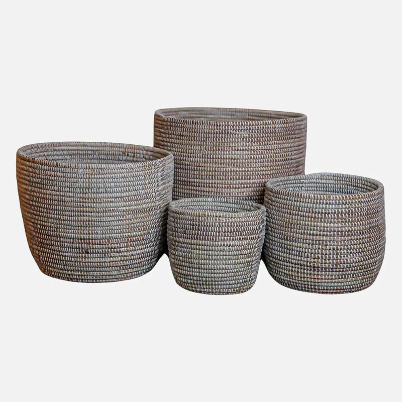 Corrigan Studio Rattan Decorative Basket, Beige
