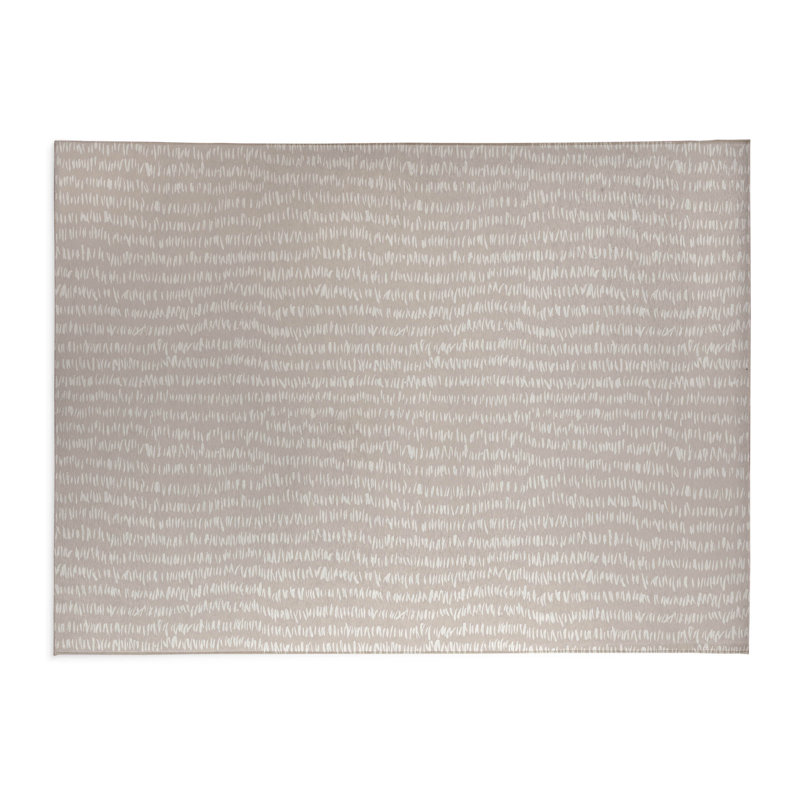 Crop Row Kids Play Mat, Rectangle 4' x 6', Taupe