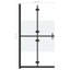Mckinnie Folding / Bi-Fold Semi-Frameless Tub Door with Frosted Glass-1621581918