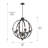 6 - Light Candle Style Globe Chandelier-1729039476