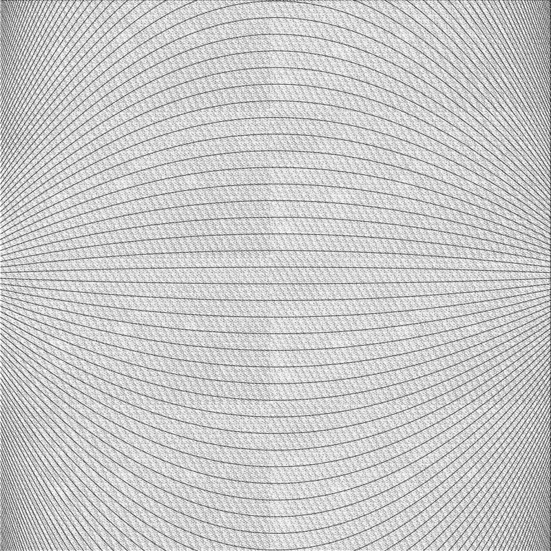 Tapis zone grise à motifs Highhouse, Carré 7 pi