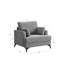 Ernie Modern Grey Accent Chair 