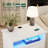 2-Drawer Nightstand With Light & Charging Station-369632465
