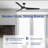 Gossamer 52'' Indoor Ceiling Fan with Light and Remote, Ceiling Fan with LED Light Kit, Modern 3-Blade Design, Quiet 6-Speed DC Motor - Matte Black-89481472-89481473