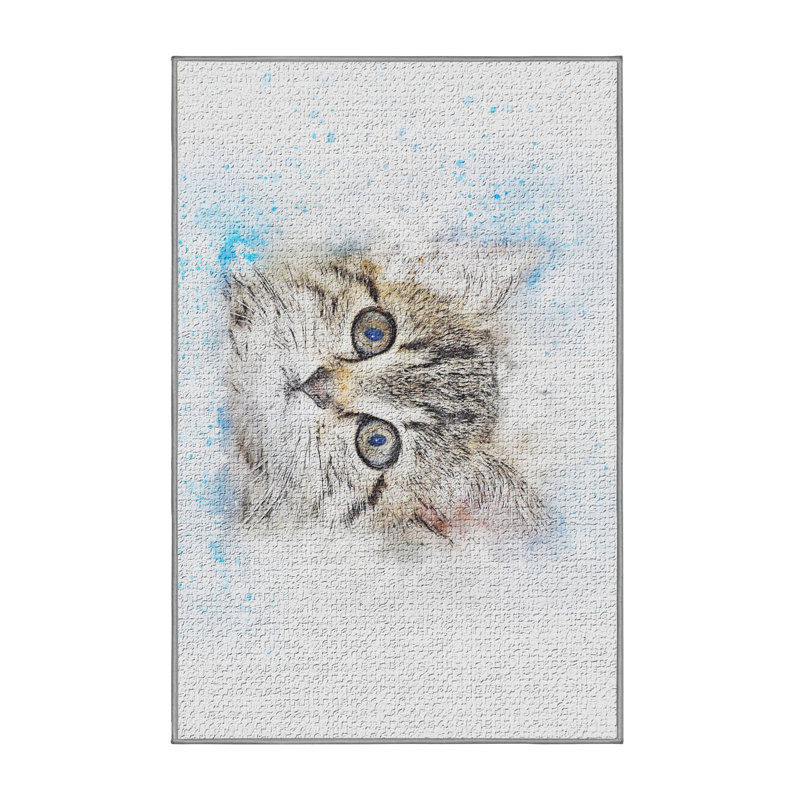 Tapis zone grise chat, Rectangle 3 pi x 5 pi