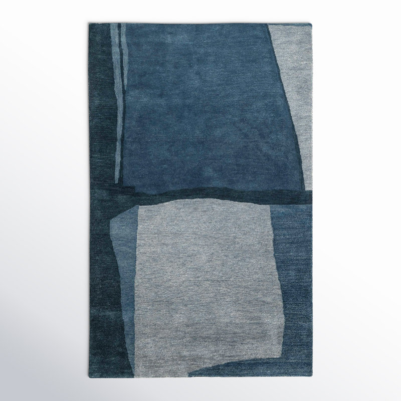 AllModern Shelby Hand-Tufted Wool Area Rug, Rectangle 7'9" x 9'9"