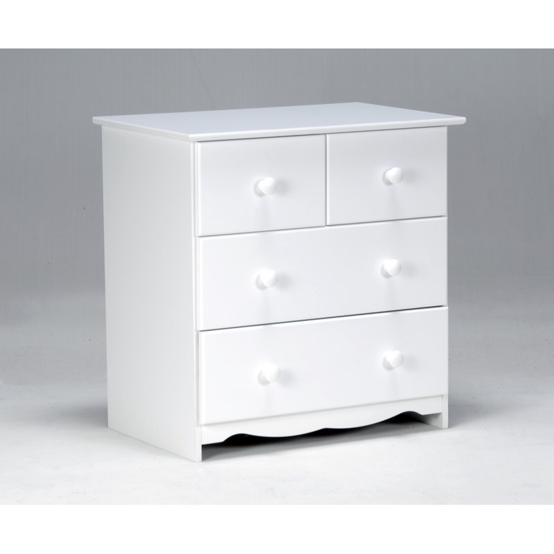 Magdalen Changing Table Dresser, White