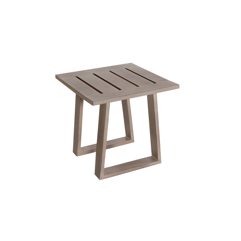 Windcrest Square Metal Outdoor Side Table , 24'' in. W 24'' in. D