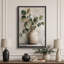 «Green Eucalyptus Branches», œuvre d'art encadrée sur toile-132064107-132064112