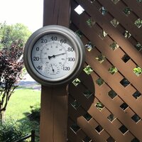 Pure Garden 8-inch Wall Thermometer Gauge : Target