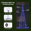  LED Christmas Tree with 800 LEDs 400 cm Iron-1580607098
