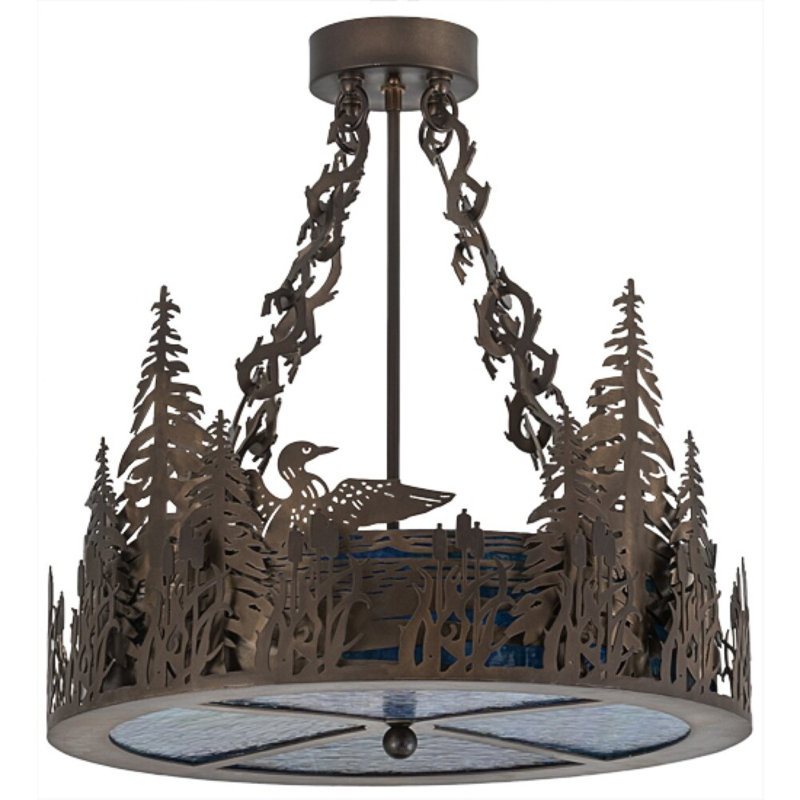Loon 4 - Light Semi Flush Mount
