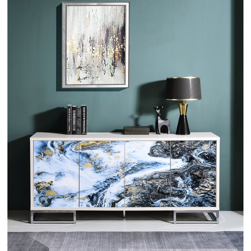 Panos Marcle Paint Console Cabinet