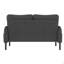 Tissu velours côtelé, canapé double monochrome-1533882476