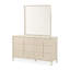 Lotus Bay Small Dresser With Mirror - Sand