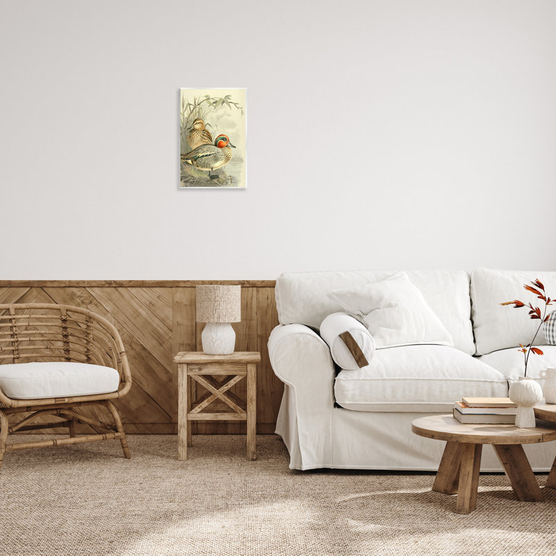 «Ducks with Pond Botanicals» par Gail Fraser, H 19 po x l 13 po