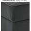 Fauteuil d'appoint sans accoudoirs, velours côtelé