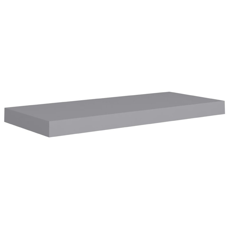 Ensemble de 4 tablettes flottantes Maeve, gris, cadre robuste, 24 pouces